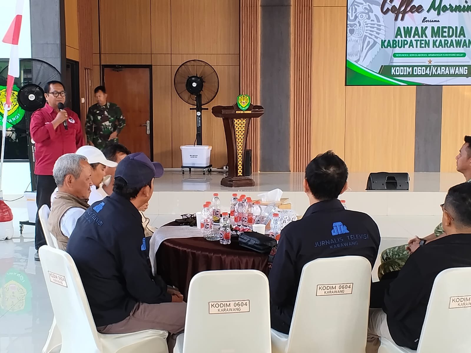Coffee Morning Bersama Insan Pers, Dandim 0604/Karawang Perkuat Sinergi dan Gencarkan Patroli Keamanan