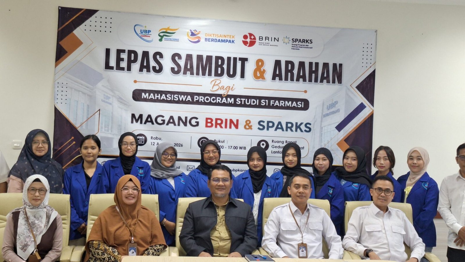 UBP Karawang Dorong Mahasiswa Farmasi Asah Kompetensi, 9 Magang di BRIN dan 1 Ikuti SPARKS LLDIKTI IV
