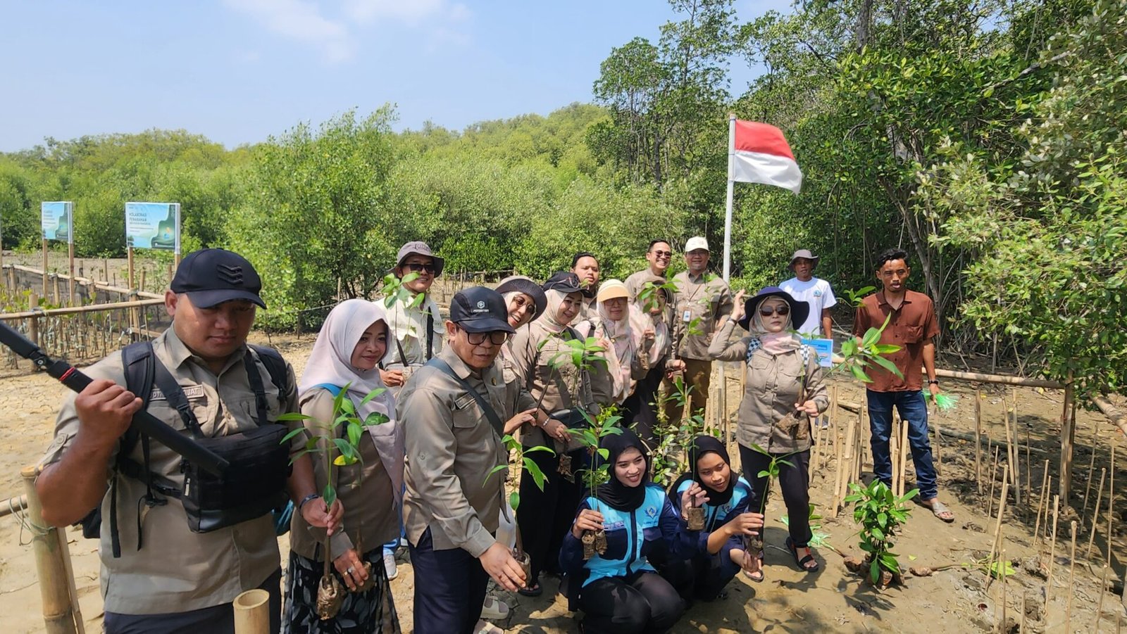 Penanaman Mangrove UBP Karawang di Tanjungpakis, Rektor: Investasi untuk Generasi Mendatang