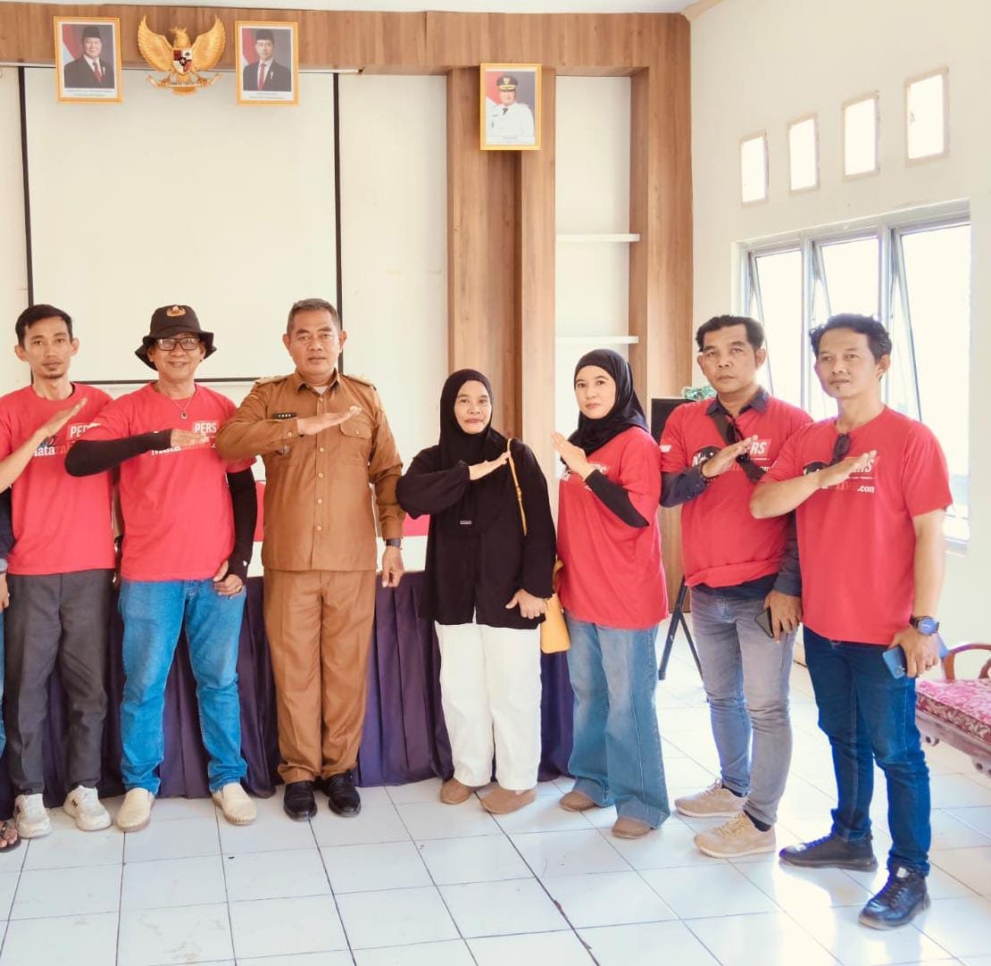 Silaturahmi Bangun Sinergi, Matazahwa.com Sambangi Kantor Kelurahan Mekarjati Karawang