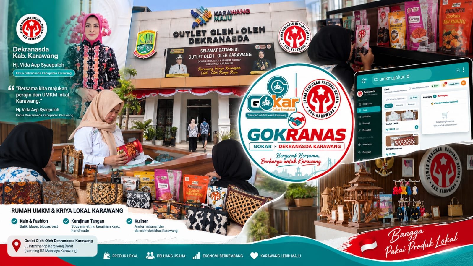 Kasir Digital Hadir di Outlet Dekranasda Karawang, Dorong UMKM Adaptif di Era Teknologi