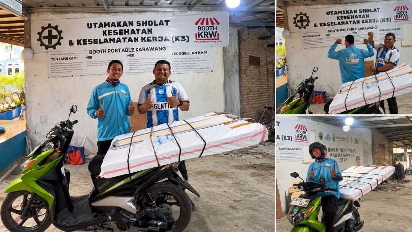 Dukung Pengiriman Produk UMKM, Booth KRW Karawang Rutin Gunakan Layanan GOKAR Send